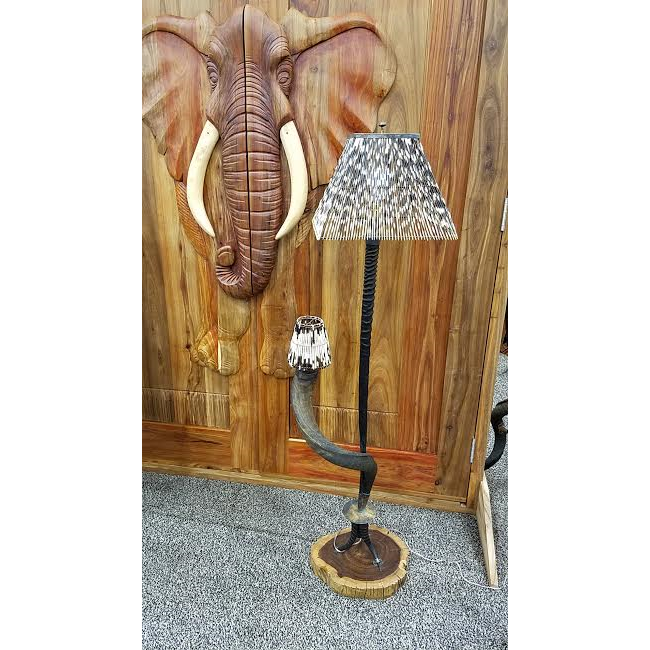 FLOOR LAMP GEMSBOK KUDU NATURAL