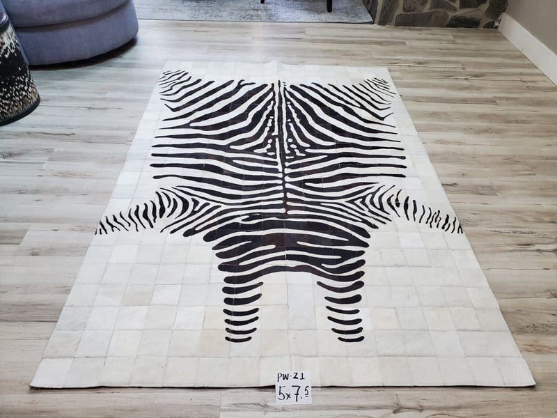 Zebra Patchwork Rug PW-Z1