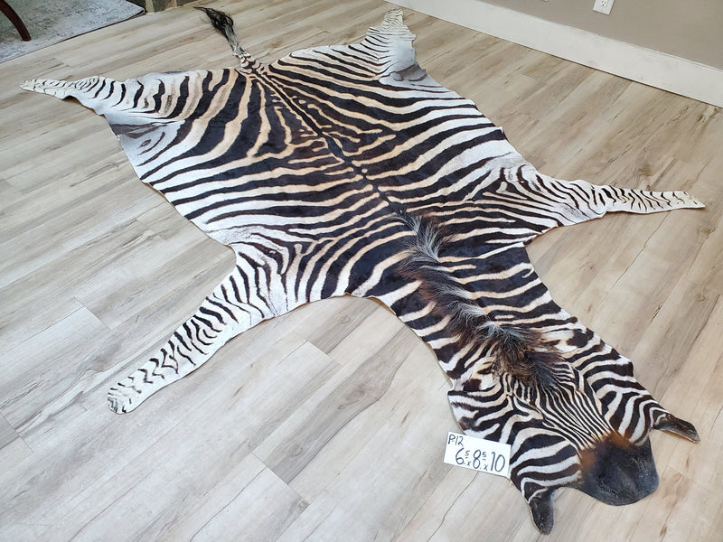 Premium Zebra Skin Rug- P12