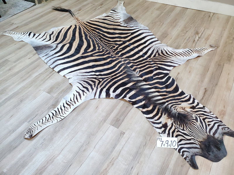 Premium Zebra Skin Rug- P13