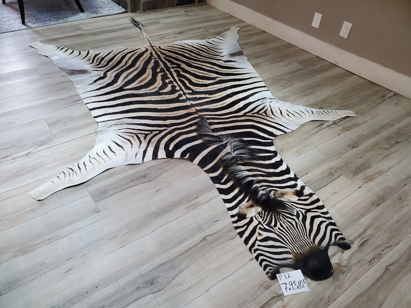 Premium Zebra Skin Rug- P12