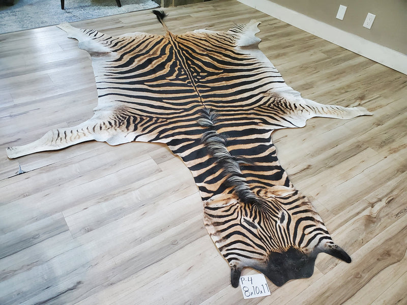 Premium Zebra Skin Rug- P4