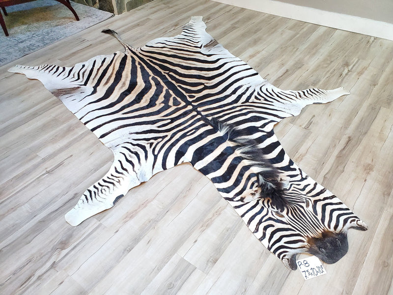 Premium Zebra Skin Rug- P8