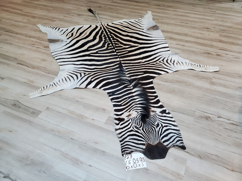 Premium Zebra Skin Rug- P27