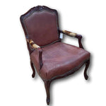 Carved Victorian Chair- Elephant (Tabac) - Trophy Room Collection 
