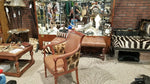 Carved Biedermeier Chair- OSTRICH/GIRAFFE - Trophy Room Collection 