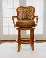 Giraffe bar stool - Trophy Room Collection 