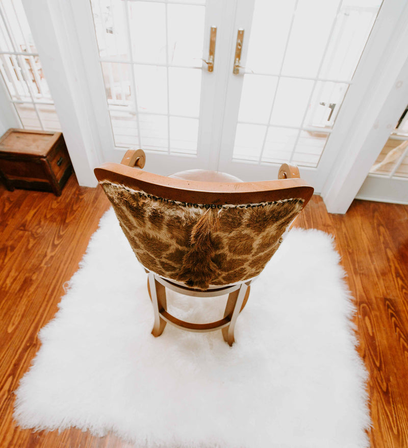 Giraffe bar stool SHOW SAMPLE - Trophy Room Collection 