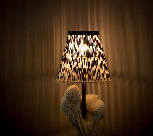 LIGHT SHADE - PORCUPINE QUILL - ROUND, SMALL - Trophy Room Collection 