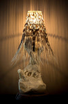 LIGHT SHADE - PORCUPINE QUILL - ROUND (Free Form) - Trophy Room Collection 