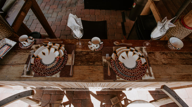 Placemat - Giraffe/Elephant - Trophy Room Collection 