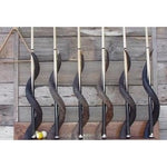 Kudu horn billiard cue holder (SET of 6) -  CHOOSE YOUR BASE - Trophy Room Collection 