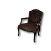 Carved Victorian Chair- Elephant (Black) SHOW SAMPLE - Trophy Room Collection 