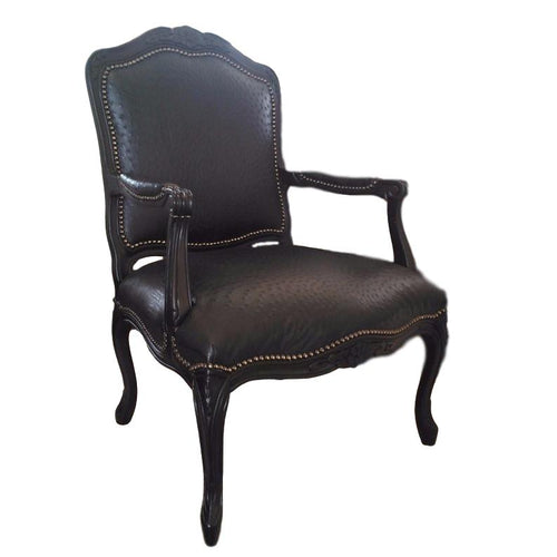 Carved Victorian Ostrich Chair - Trophy Room Collection 