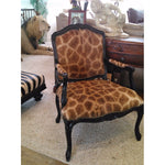 Carved Victorian Giraffe Chair - Trophy Room Collection 