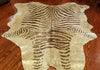 Gold Metallic Zebra Cowhide - Trophy Room Collection 