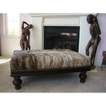 OTTOMAN - XL Natural Brindle - Trophy Room Collection 