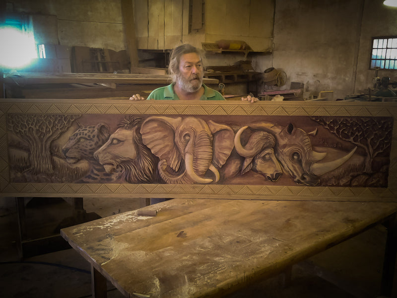 Custom Carved Woodwork - Trophy Room Collection 