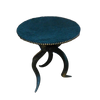 TRIPOD Table - Elephant Table Top with Natural Kudu Base - Trophy Room Collection 