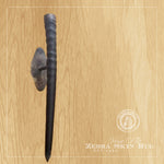 GEMSBOK Door Handles - NATURAL FINISH 18" - Trophy Room Collection 