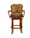 Giraffe bar stool SHOW SAMPLE - Trophy Room Collection 