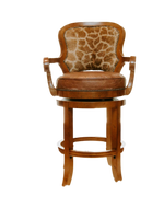 Giraffe bar stool SHOW SAMPLE - Trophy Room Collection 