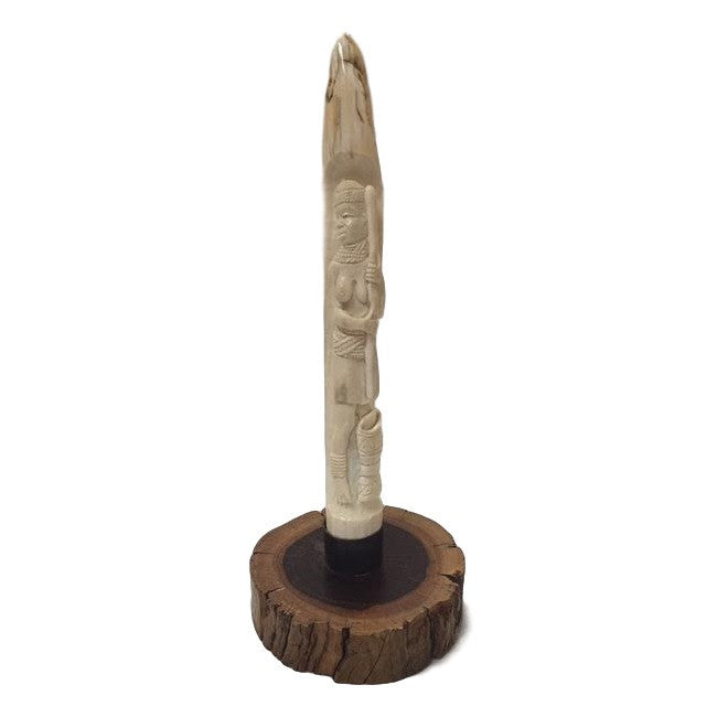 Carved Hippo Ivory - Trophy Room Collection 