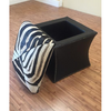 OTTOMAN - Zebra Storage - Trophy Room Collection 