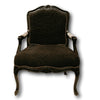 Carved Victorian Chair - Black Elephant - Trophy Room Collection 