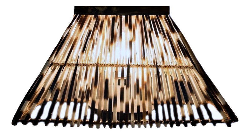LIGHT SHADE - PORCUPINE QUILL - RECTANGLE - Trophy Room Collection 