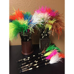 PORCUPINE - Quill Pen with Ostrich Feather - Trophy Room Collection 