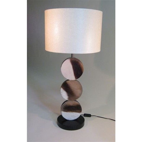 Springbok Circle Lamp & Beaten Shade - Trophy Room Collection 