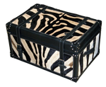Serengeti Luggage Trunk - ZEBRA - Trophy Room Collection 