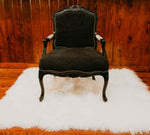 Carved Victorian Chair - Black Elephant - Trophy Room Collection 