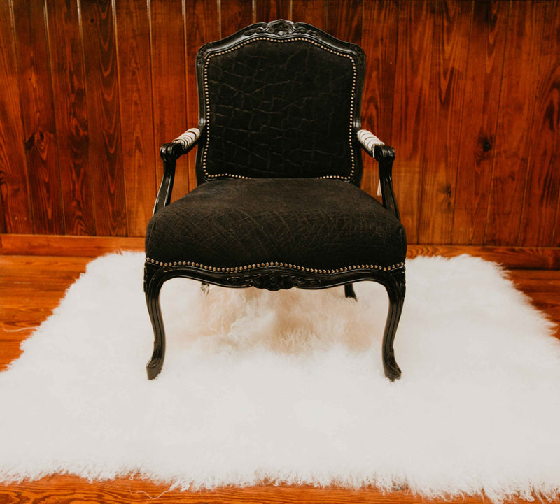 Carved Victorian Chair - Black Elephant - Trophy Room Collection 