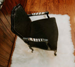 Carved Victorian Chair - Black Elephant - Trophy Room Collection 