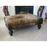 OTTOMAN - XL Natural Brindle - Trophy Room Collection 