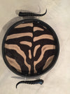 Zebra Tray with Springbok Polished Horns - Trophy Room Collection 