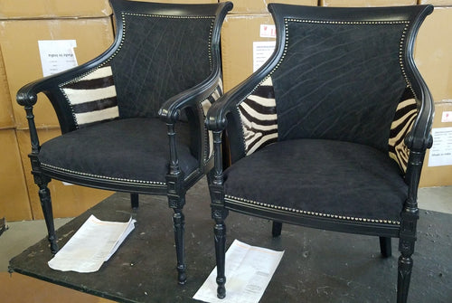 Biedermeier Elephant with Zebra - Trophy Room Collection 
