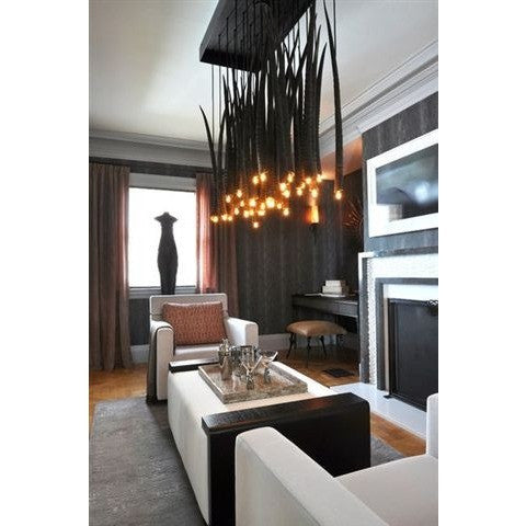 Gemsbok Horn Chandelier - Trophy Room Collection 