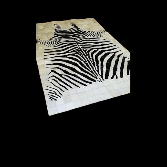 Zebra Patchwork Rug – Trophy Room Collection